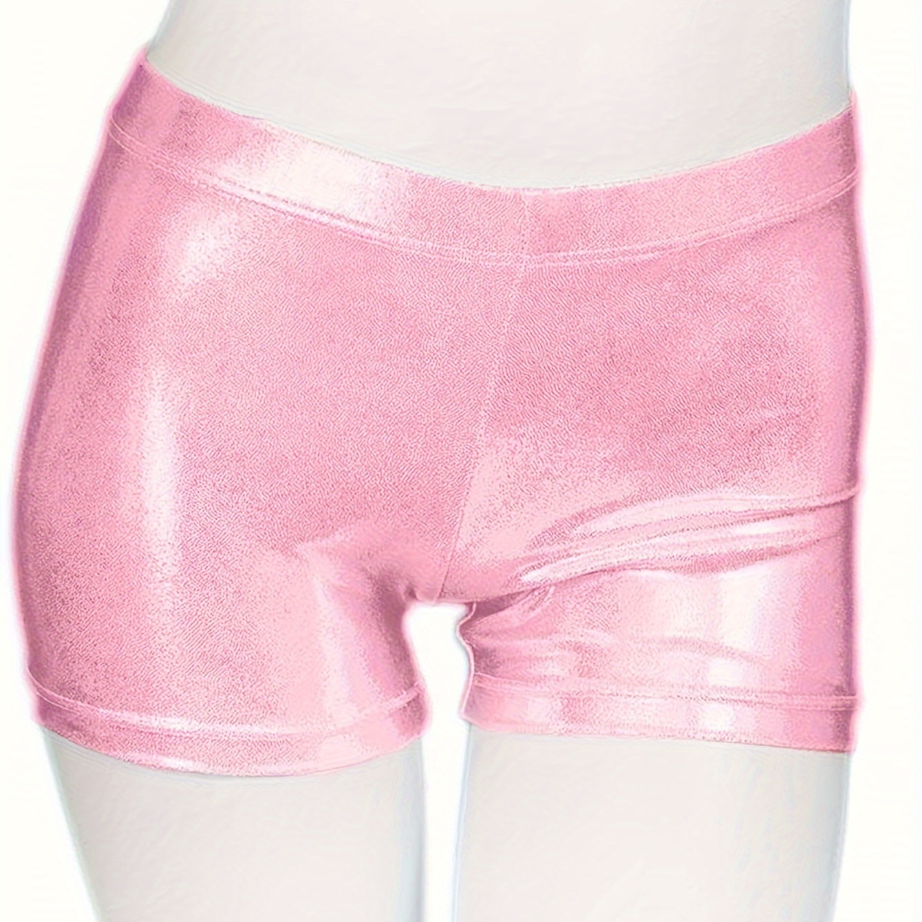 Pantalones cortos de gimnasia, acrobacia y danza con purpurina para niñas, ropa deportiva infantil para correr y hacer deporte, perfectos para exteriores