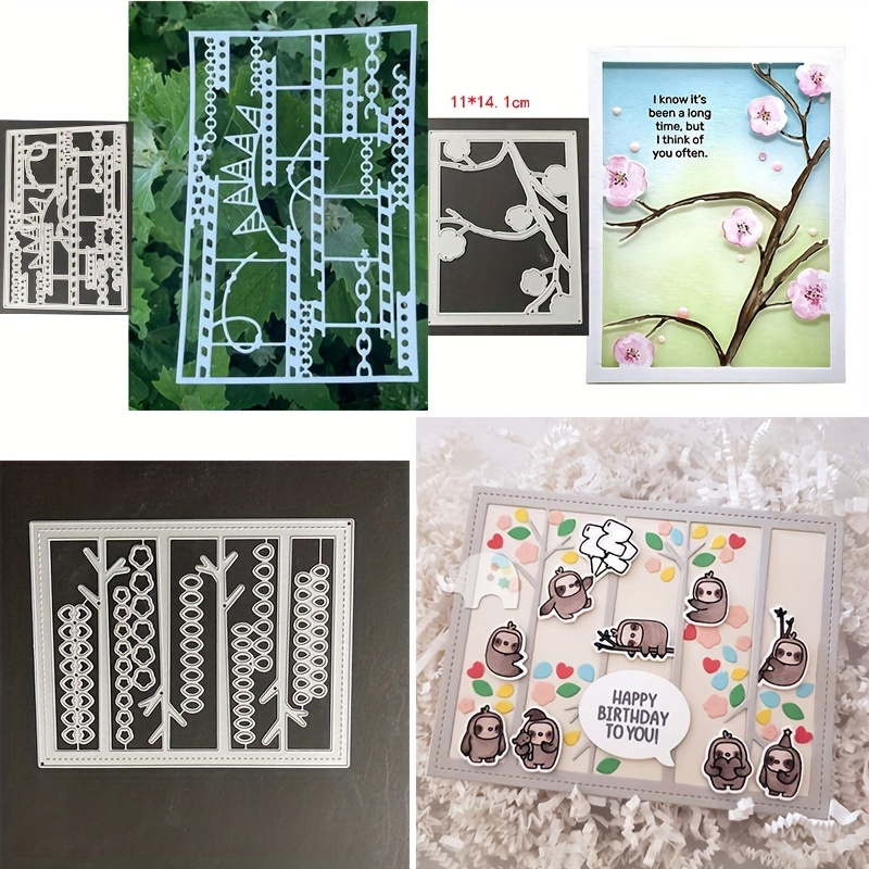 Fustelle In Metallo Per Scrapbooking – Set Di Stencil Con Crisantemo, Margherita E Foglie, Ideali Per Biglietti Fai Da Te E Decorazioni In Rilievo