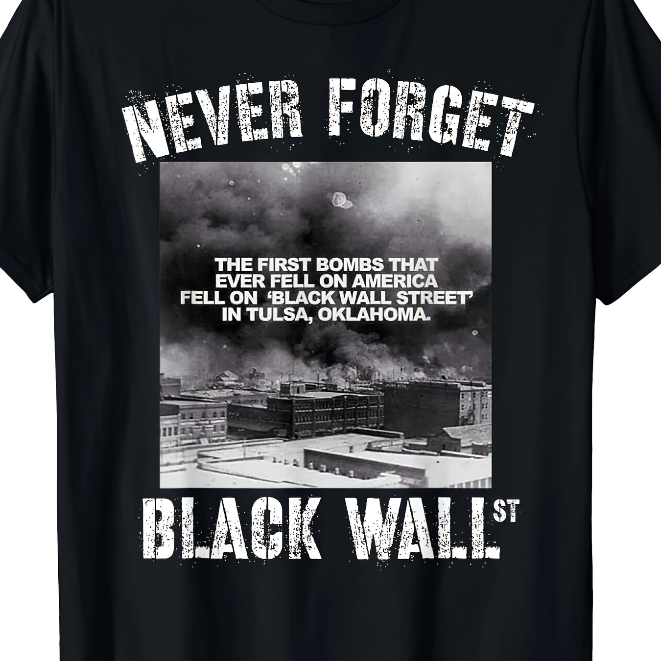 

Black Never Forget Real T-shirt