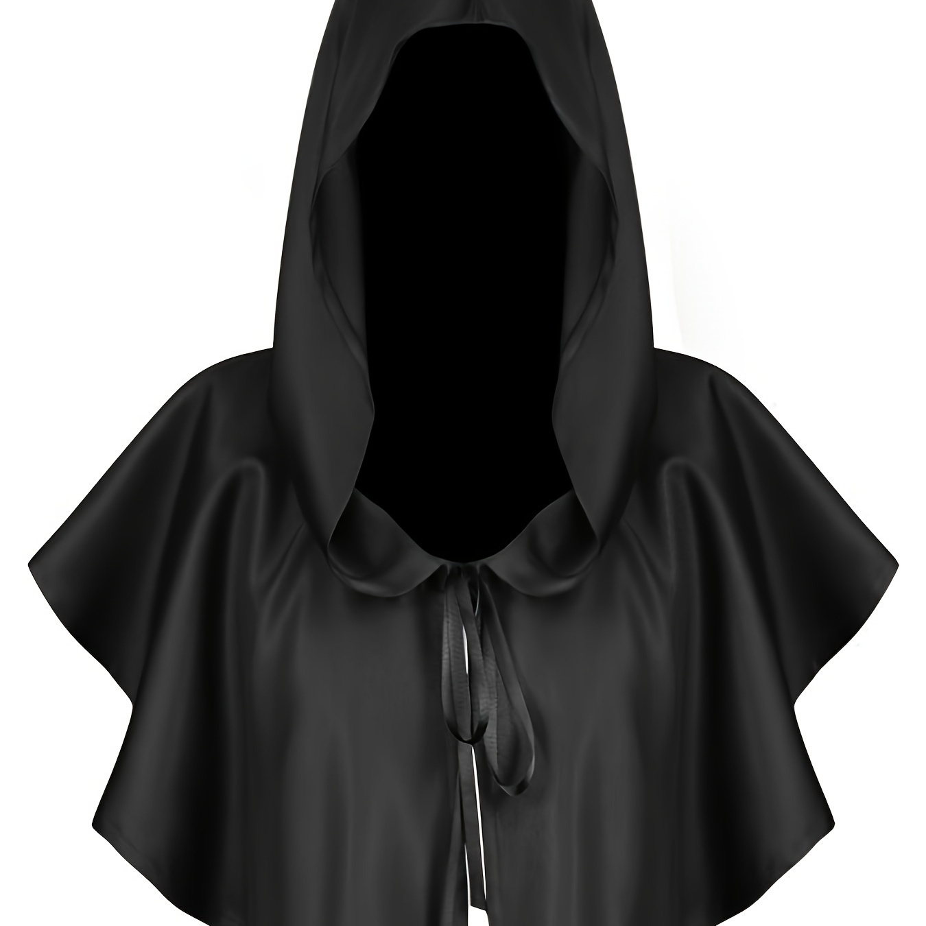 

Walking Hooded Cape Solid Covering Shawl Large Size Stage Play Halloween Men's Horror Wizard Adult Men And Women Universal This Model Is Suitable For People With Sizes Xs~xxl