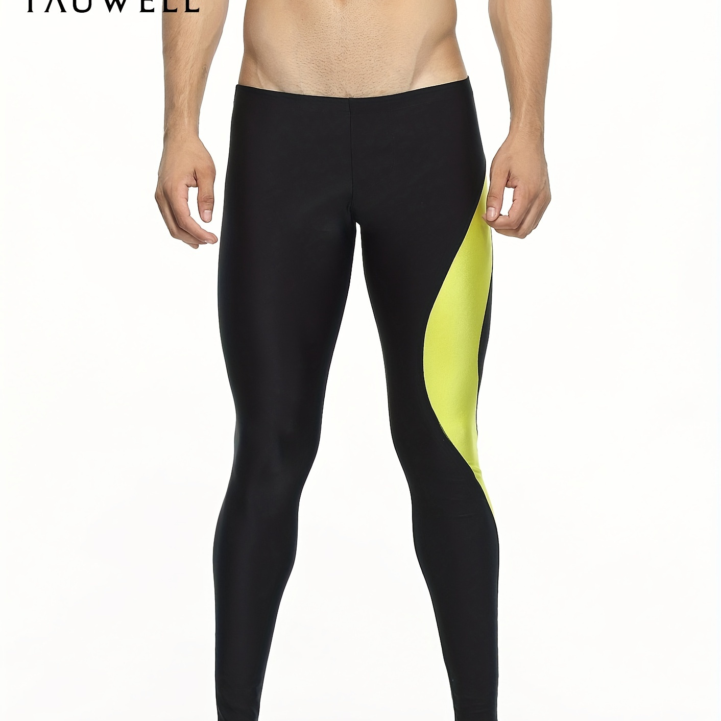 New TAUWELL Men's sexy Athletic Compression pants Sports Tights