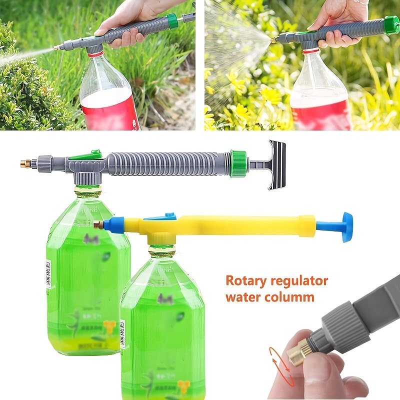 1pc High Pressure Air Pump Manual Sprayer Adjustable Drink Bottle Spray