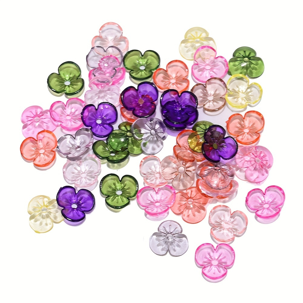 Clear Flower Beads - Temu