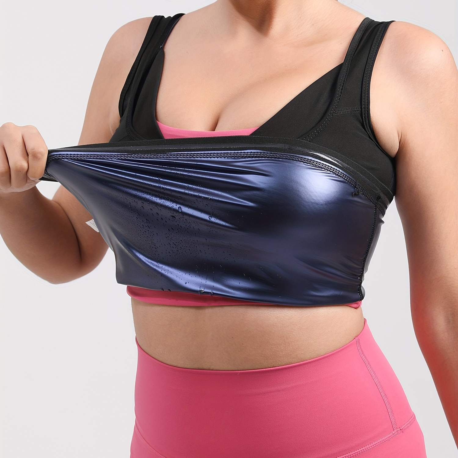 Women's Shapewear Sweat Tank Top Sauna Suit Hook Women - Temu