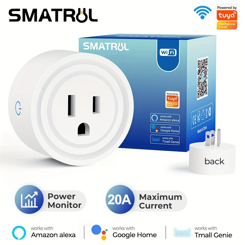 Smart Plug Matter WiFi Socket Timer Outlet Power Monitor