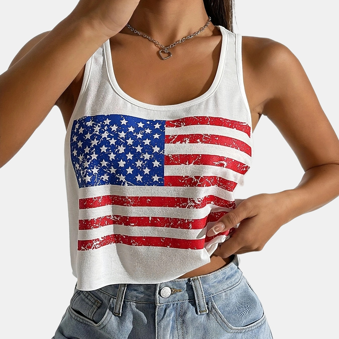 Women American Flag Shirt - Temu