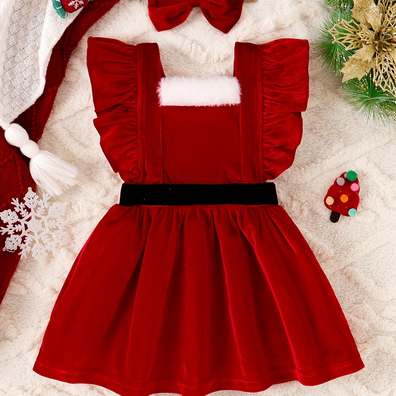 

Adorable Christmas Sleeves & Matching Headband - For Parties