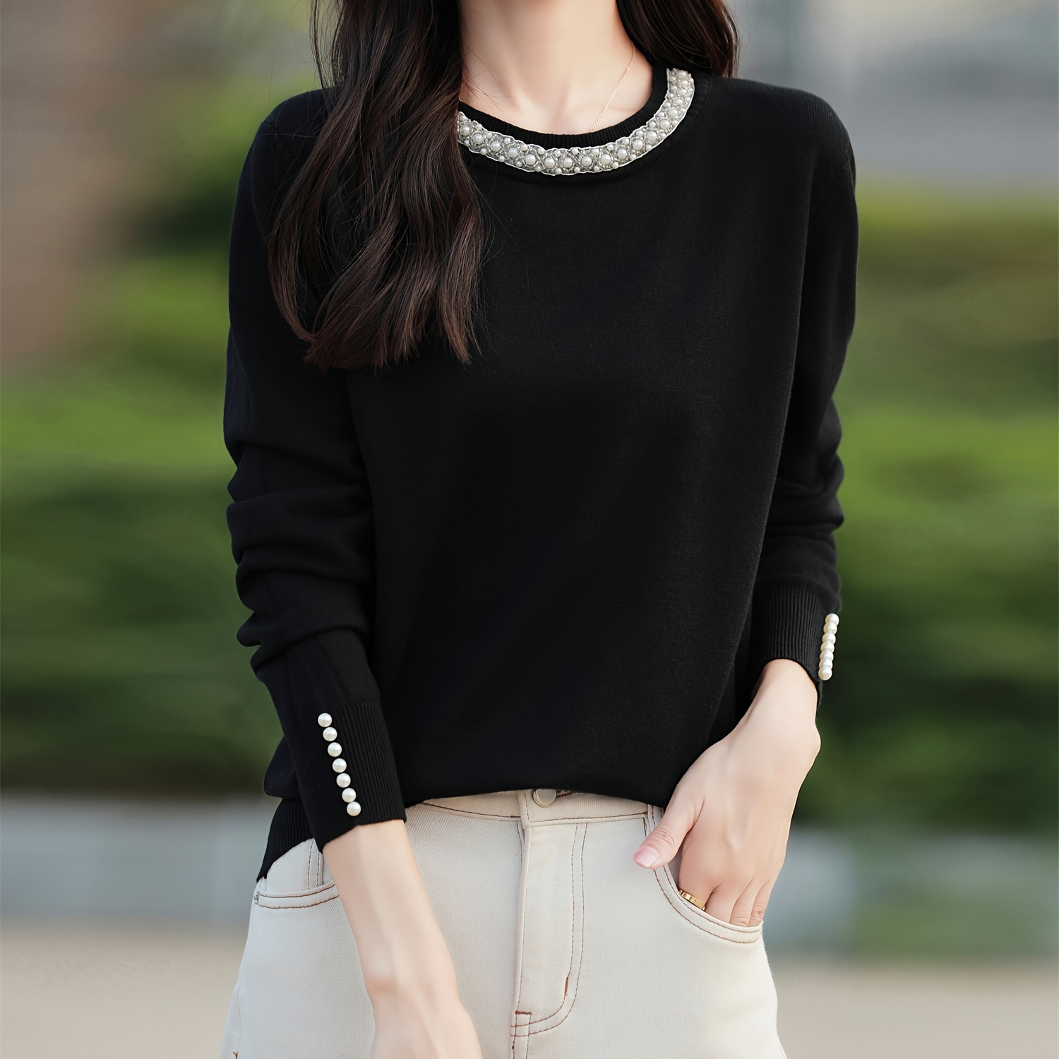 

Beaded - Long Top, Viscose/ , , For & ,