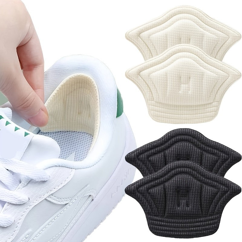 

1 Pair Inserts Shoe Heel Sponge Thick Anti-wear Foot, Cushion Liner Women Men Breathable Daily For Achilles Treatment And Heel Blister Prevention