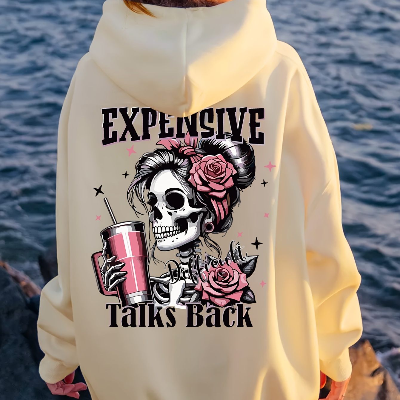 

Long Pullover Sweatshirt For Fall & , Women's Clothing