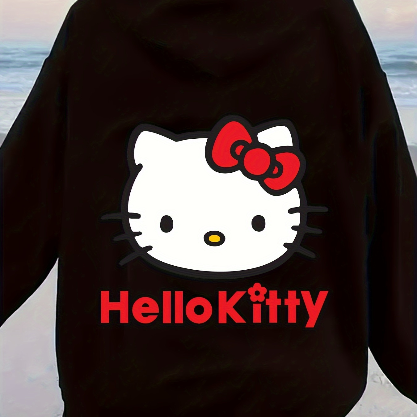 

[sanrio Authorized] Halloween Sanrio Women's Sweatshirt Sanrio Graphic Hooded Sweatshirt 550g Q2-72