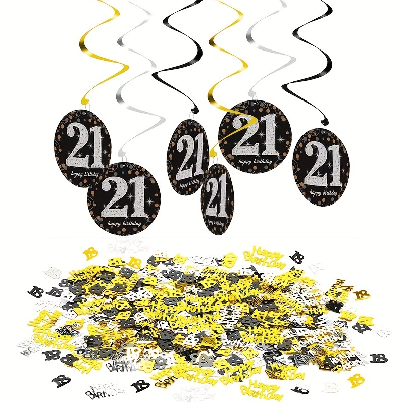 

Make Their 21st Birthday With This 12-piece Pvc Spiral Charm Decoration Arrangement! Easter Gift