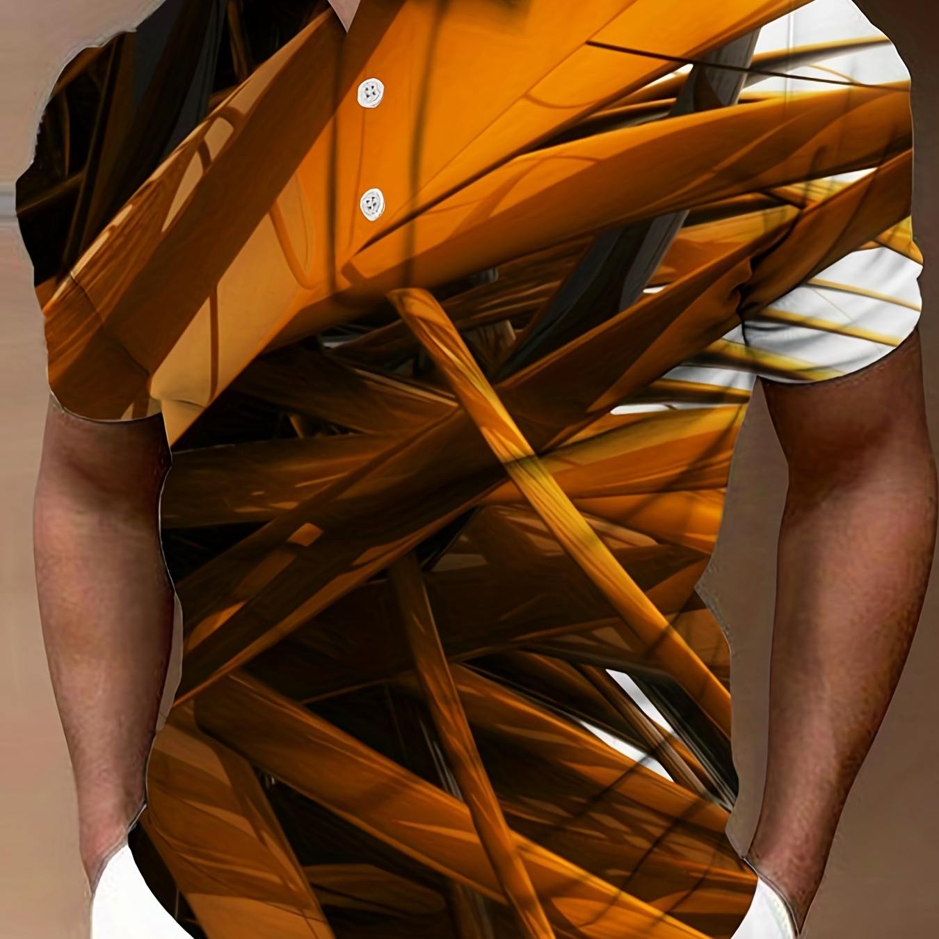 

Trendy 3d Print Men's Lightweight Short Sleeve Shirt For Summer Outdoor