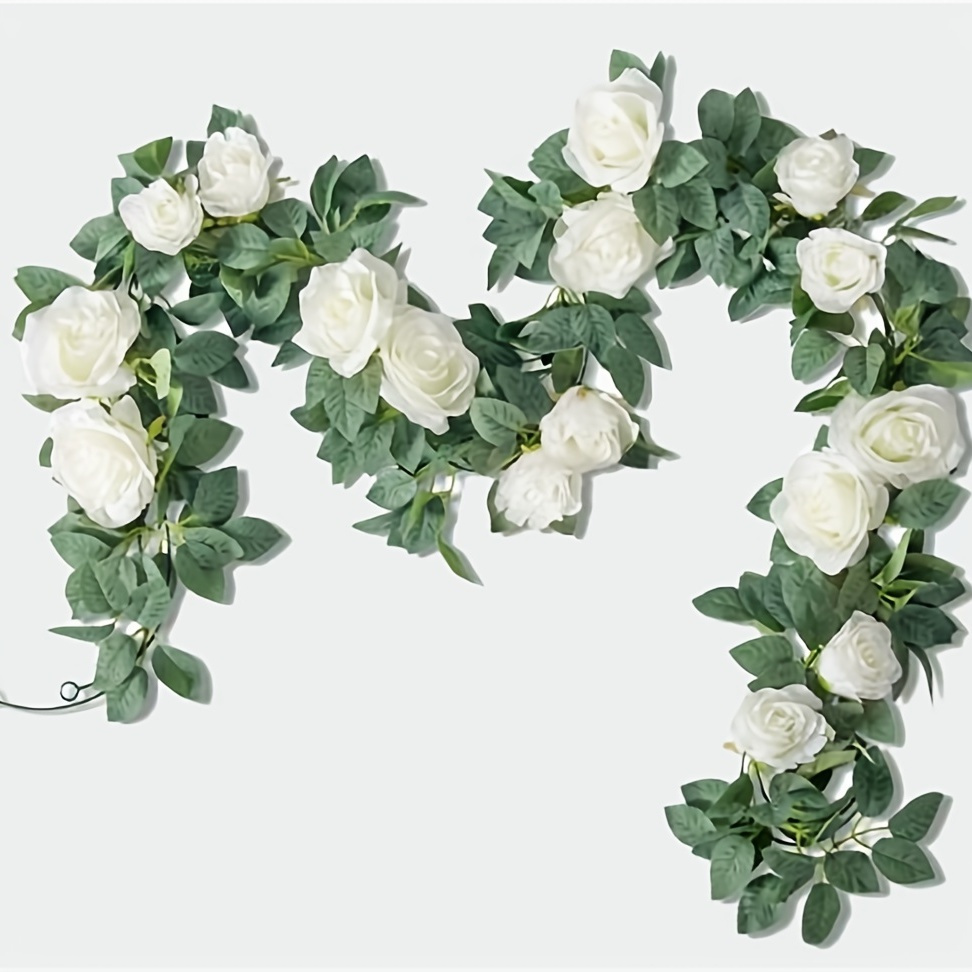  Gypsophila Artificial Flowers Garland 5.5Ft Faux Baby Breath  Flowers Vine Real Touch Hanging for Wedding Arch Party Home Decor DIY  (White) : Home & Kitchen