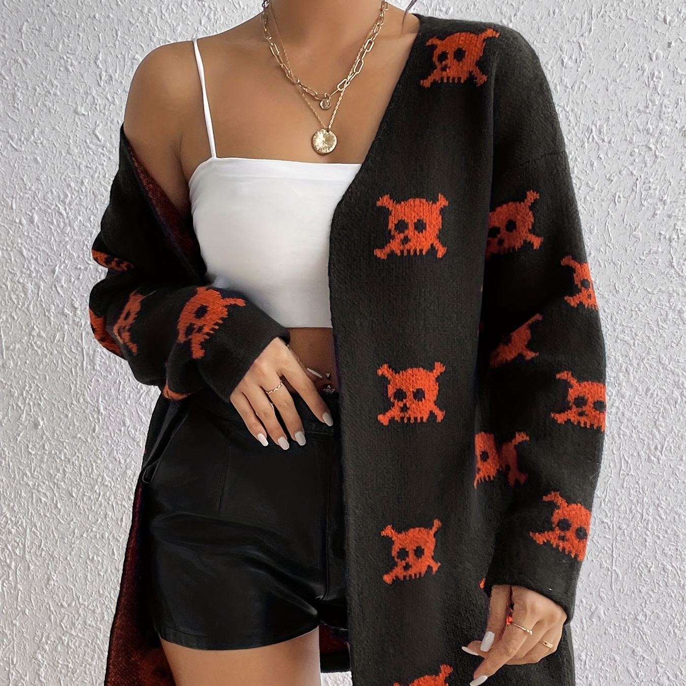 Halloween on sale cardigan sweater