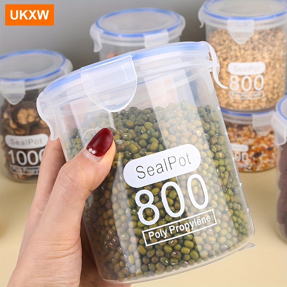 50pcs 5oz- 34oz Clear Food Storage Containers Organization Box