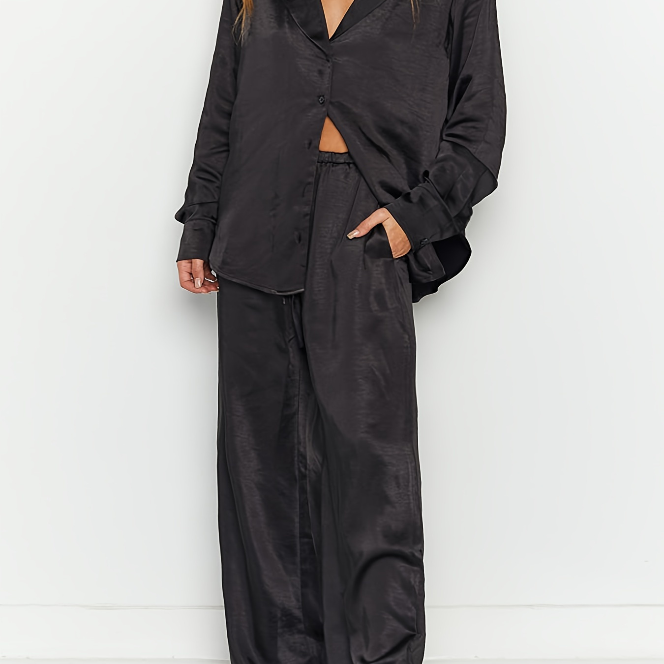 Plus Size Prima Donna Satin Tank - Plus Club Wear - Satin Blouse – 2020AVE