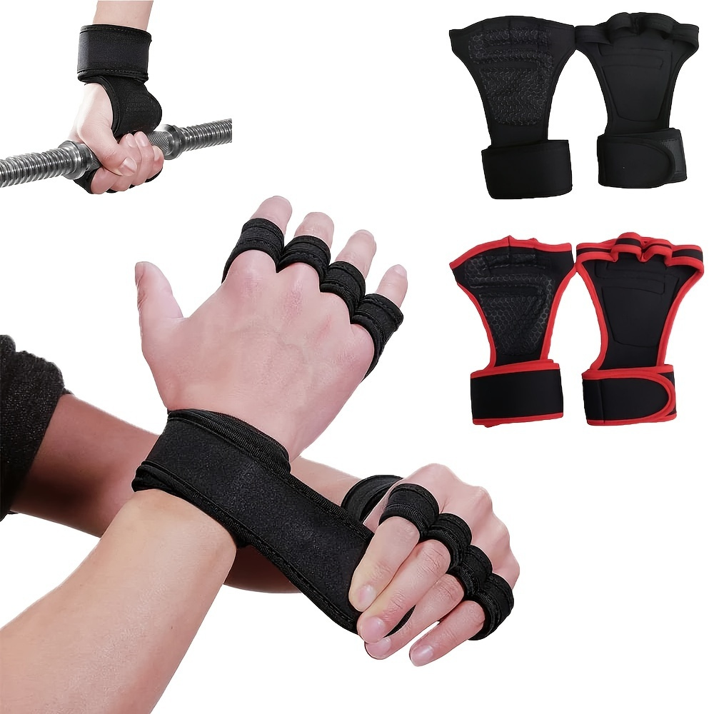 Guantes Sin Dedos Unisex Levantamiento Pesas Gimnasio - Temu