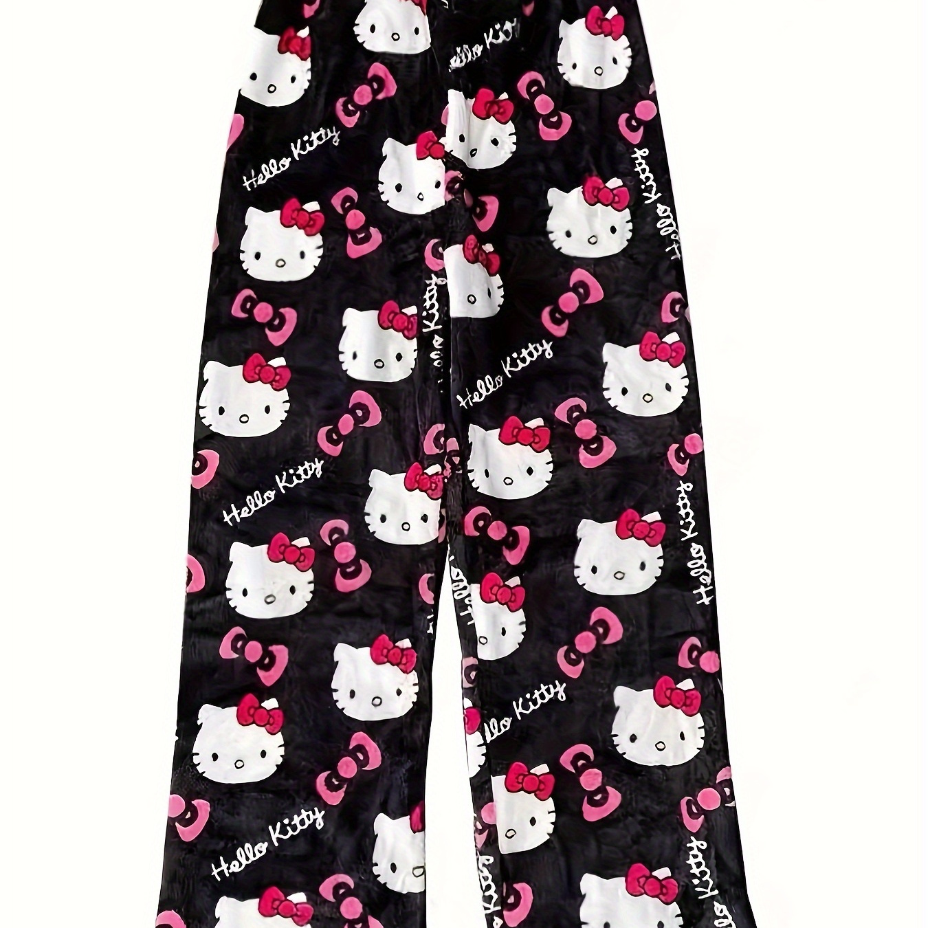 

Sanrio Autumn And Winter Pajamas, Cute Hello Kitty Pants, Plush Clothes, Pajamas