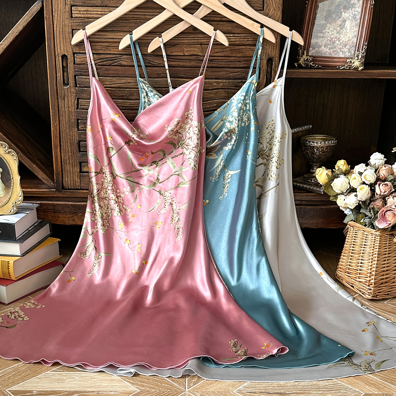 Cotton Pajama Dress Akklian Women's Camisole Nightgowns Sleepshirts Strappy  Lace Chemise Satin Sleepwear Slip Nightdress Sexy