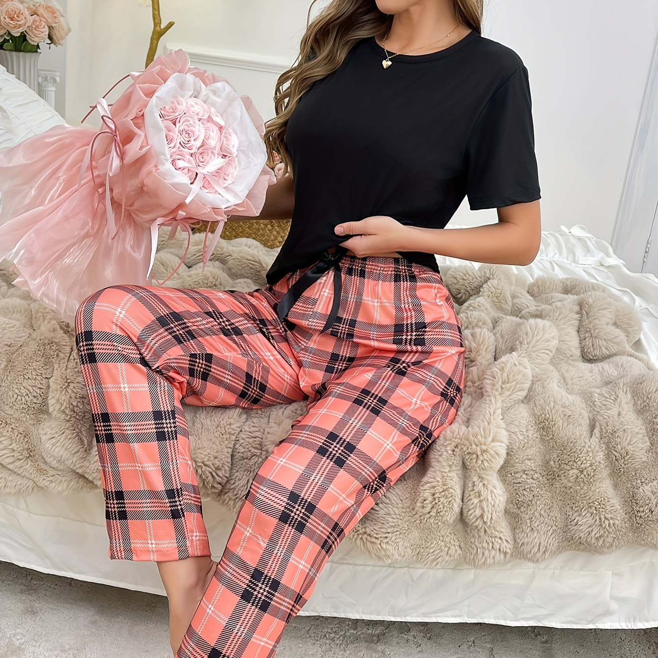 

Set, Top & Bow Pants, 's