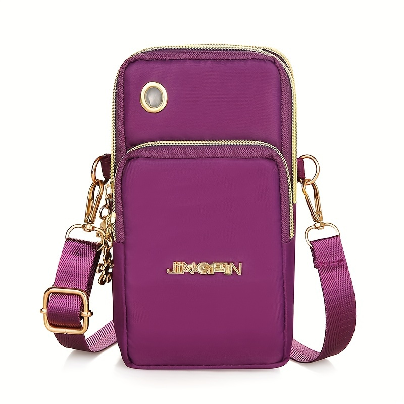 Mini Sports Armband Phone Bag, Outdoor Travel Crossbody Bag, Women's Multi Pocket Purse