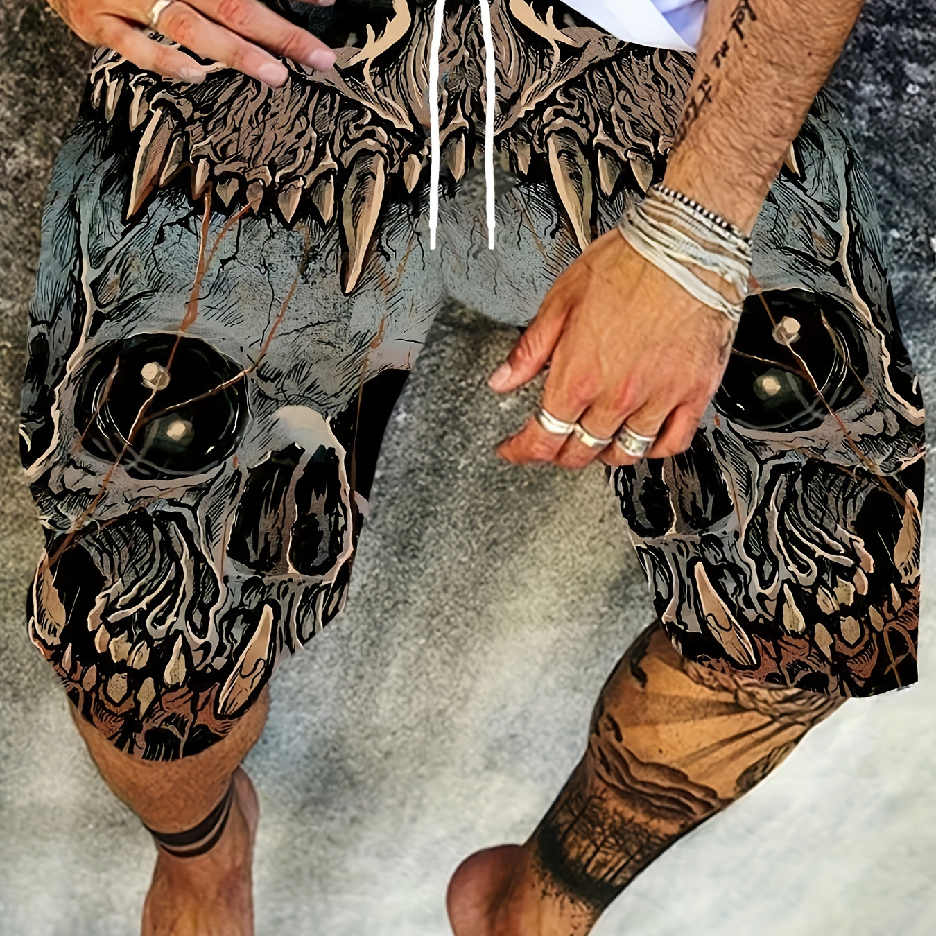 

Men's 3d Printed Graphic Shorts - Casual & Stylish Summer Outfit For Men