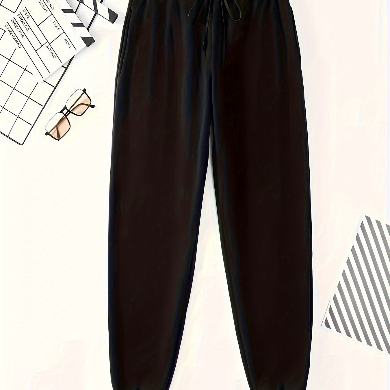 

Plus Size Men's Solid Sweatpants Spring Fall Winter Joggers, Men's Clothing