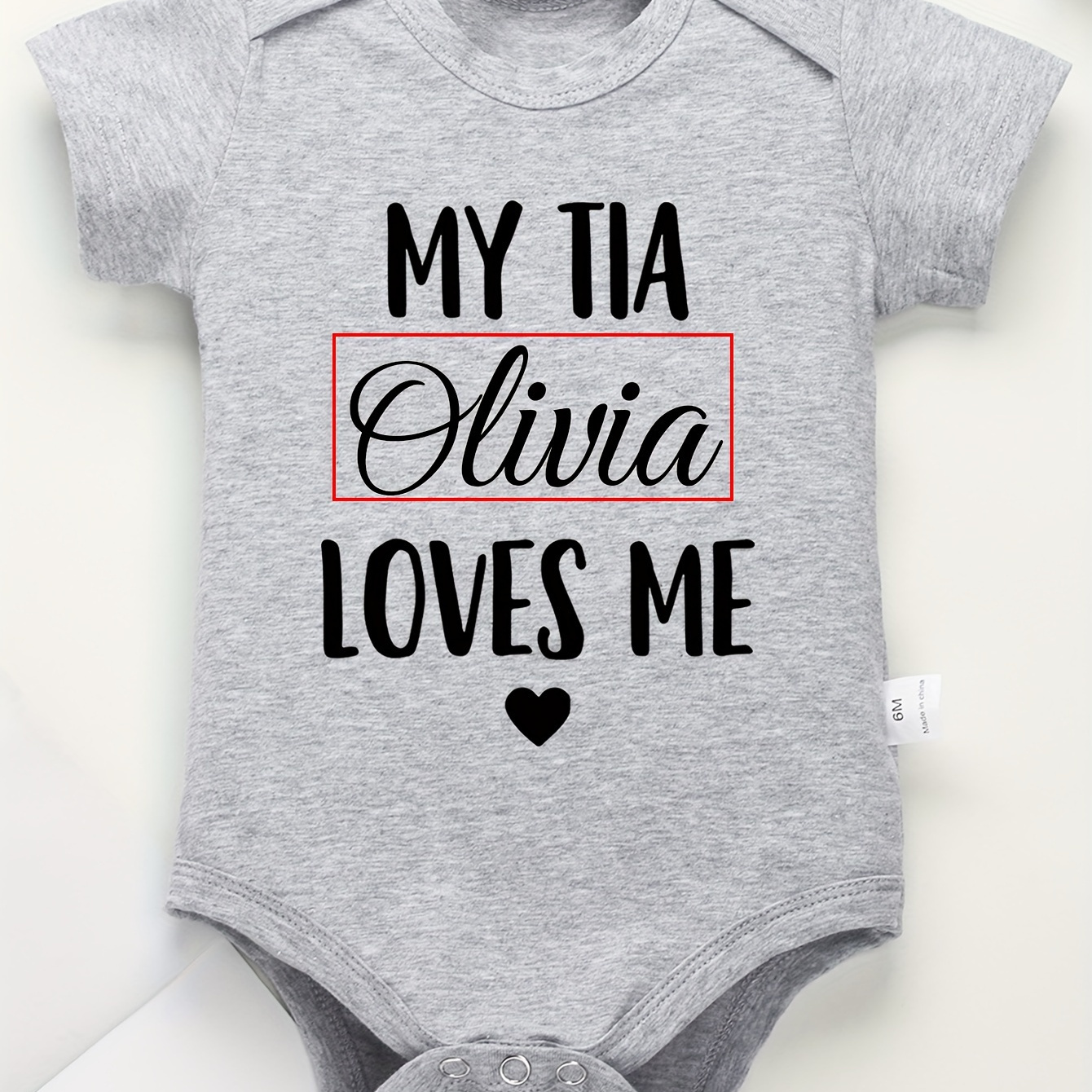 

Babys Boys , "my Tia..... " And Round Bodysuit, Babys Clothing For And