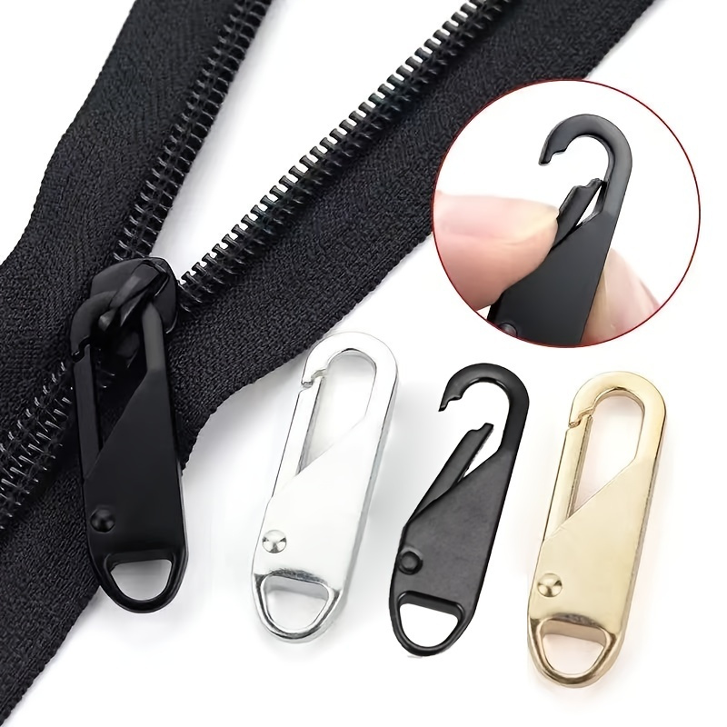 Zipper Pull Replacement,Universal Metal Luggage Replacement Zipper