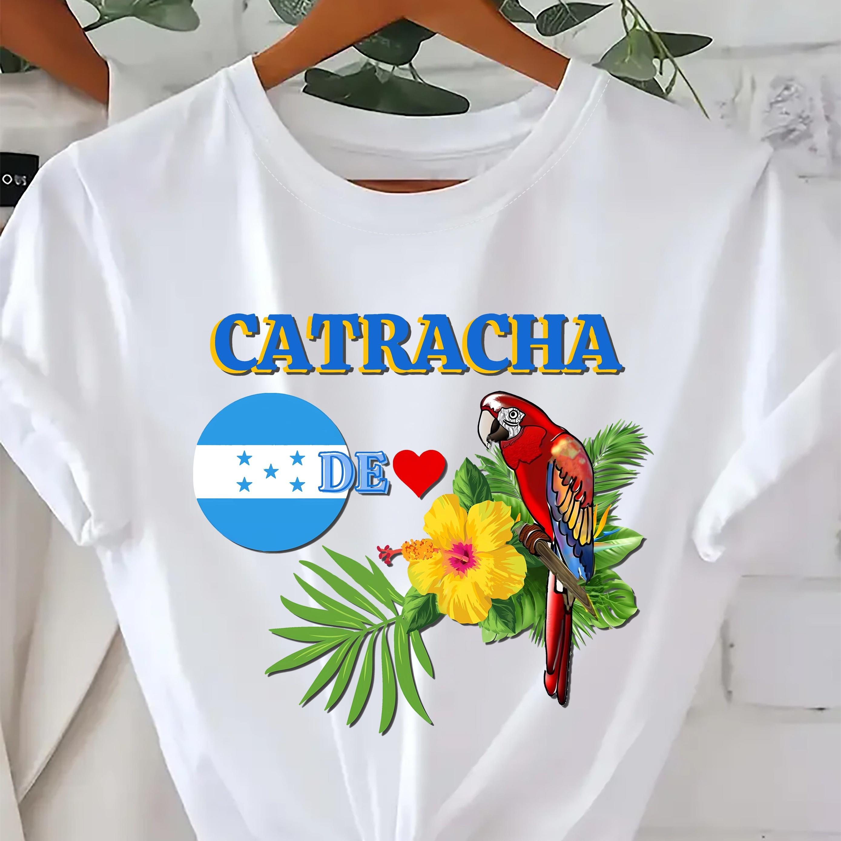 

Women's T- Catracha Graphic , 100% Polyester , Regular Length Tee