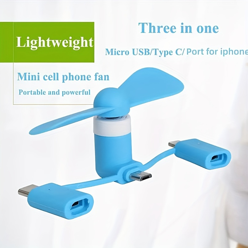 mini cell phone fan