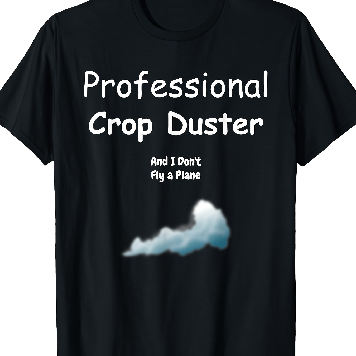 

Professional With Gas Cloud Funny Fart Gift 100% Cottont-shirt