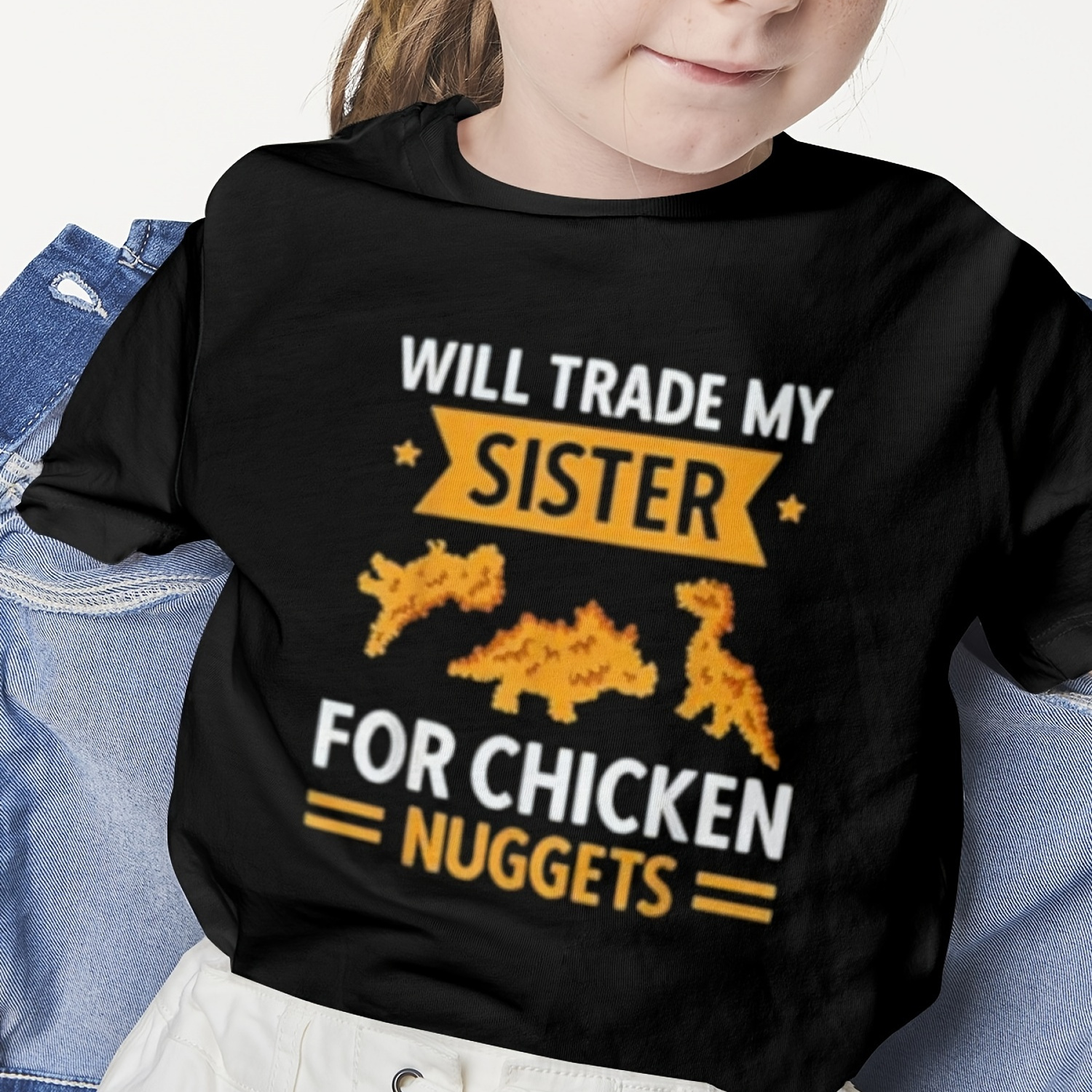 

My Sister For " ' Positioning Printed T-shirts, T-shirts, & For Summer, & Fall, Kid T- For , & Christmas Gifts