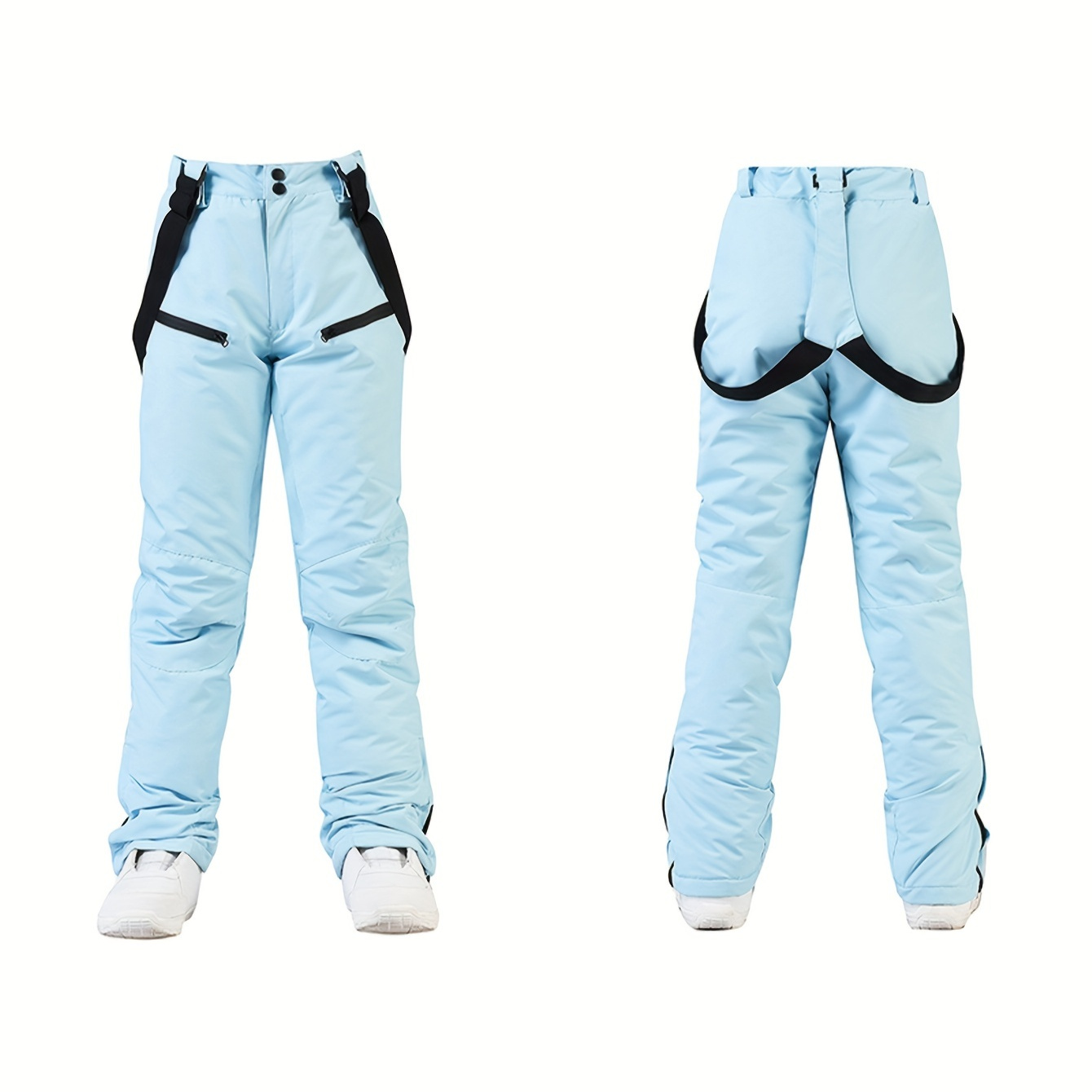 Women's Ski Bibs Waterproof Insulated Snowboard Pants - Temu