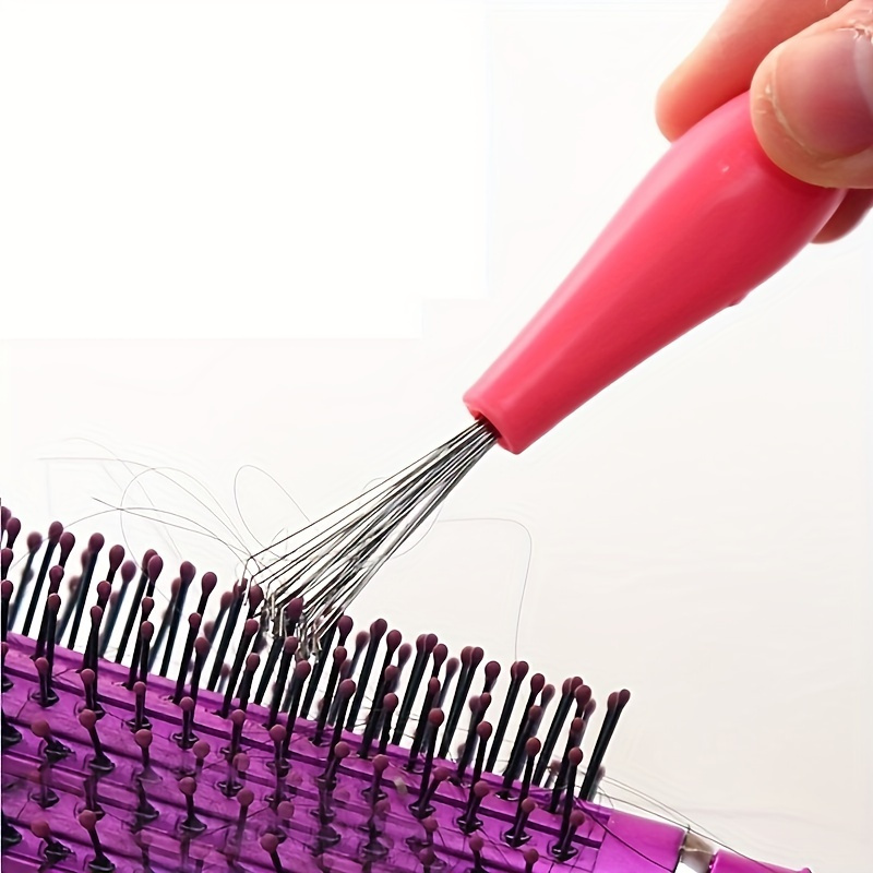 Hair Brush Cleaning Tool Comb Cleaner Hair Brushes Cleaner Comb Mini Hair Brush  Cleaner Tool For Removing Hair Dust Home Salon Use - Temu