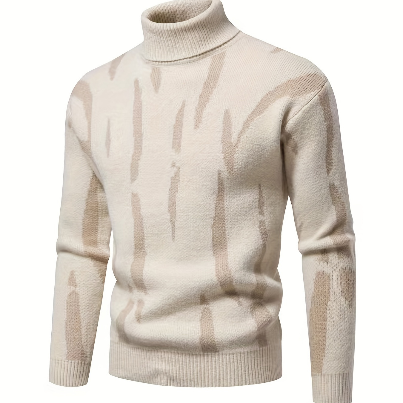 Trendy Men's Stretch Thermal Turtleneck Sweater - Stay Warm And Stylish All Winter