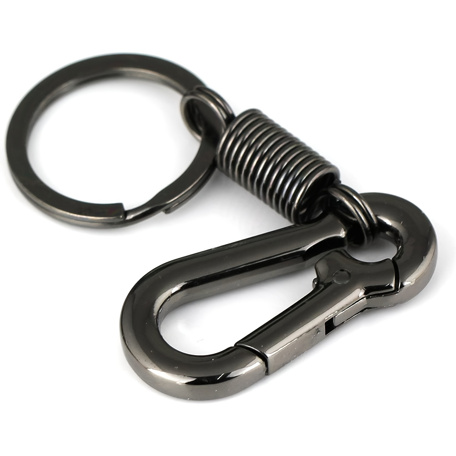

Retro Style Simple Strong Carabiner Shape Keychain Key Chain Ring Keyring Keyfob Key Holder
