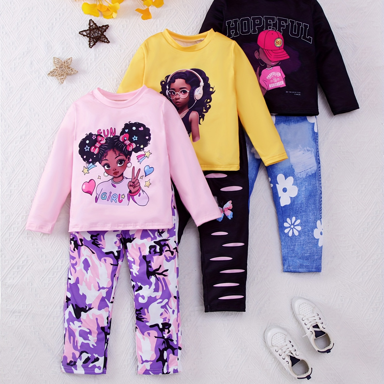 

3 , ' Long-sleeve + Legging Pants - And - & Fall Clothes,