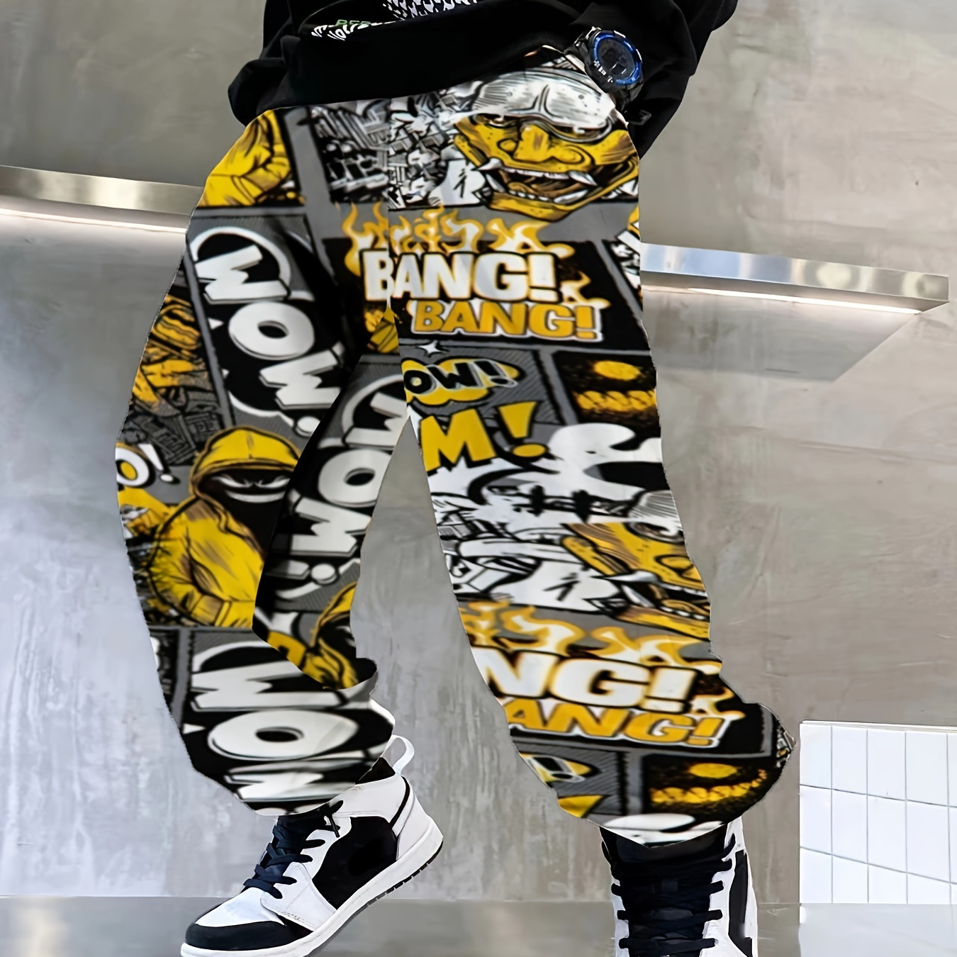 

Boys Street Style Comic 3d Print Breathable Jogger Pants With Pocket, Novelty Trousers, Casual Comfortable Active Sweatpants For All Seasons, Suitable For Daily Wear & Outdoor Activities