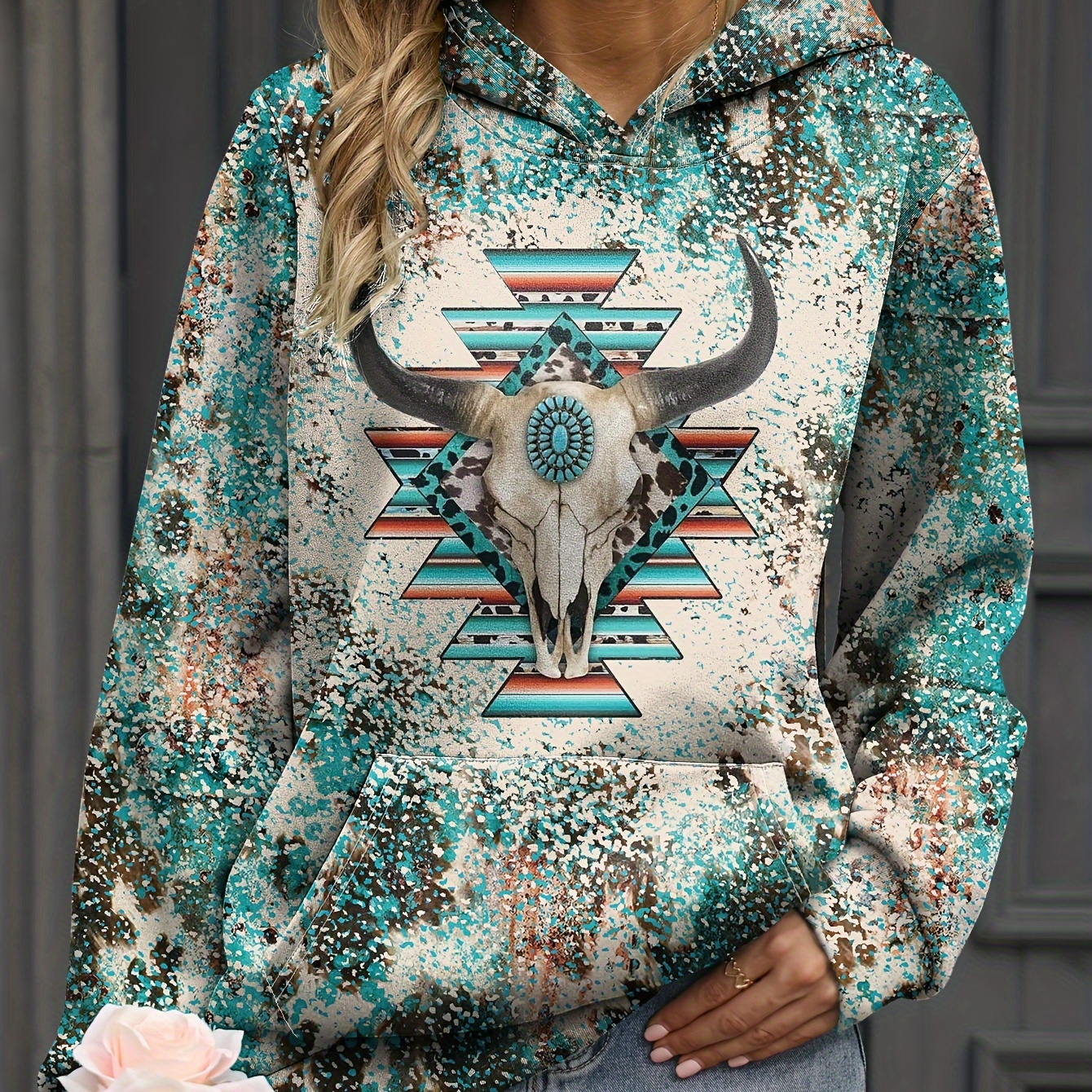 Womens western pullover sale