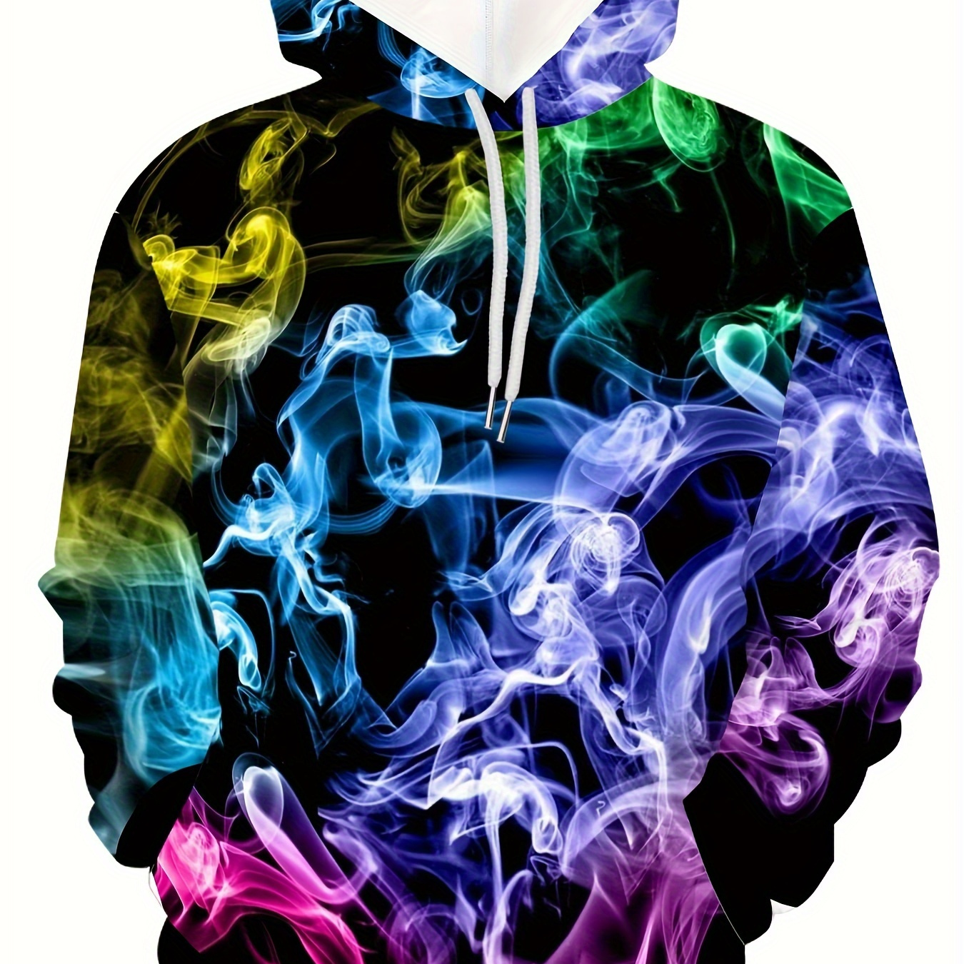 

Men' Graphic Print Hoodie With Kangaroo Pocket, Casual Long Sleeve Hooded Sweatshirt For Outdoor