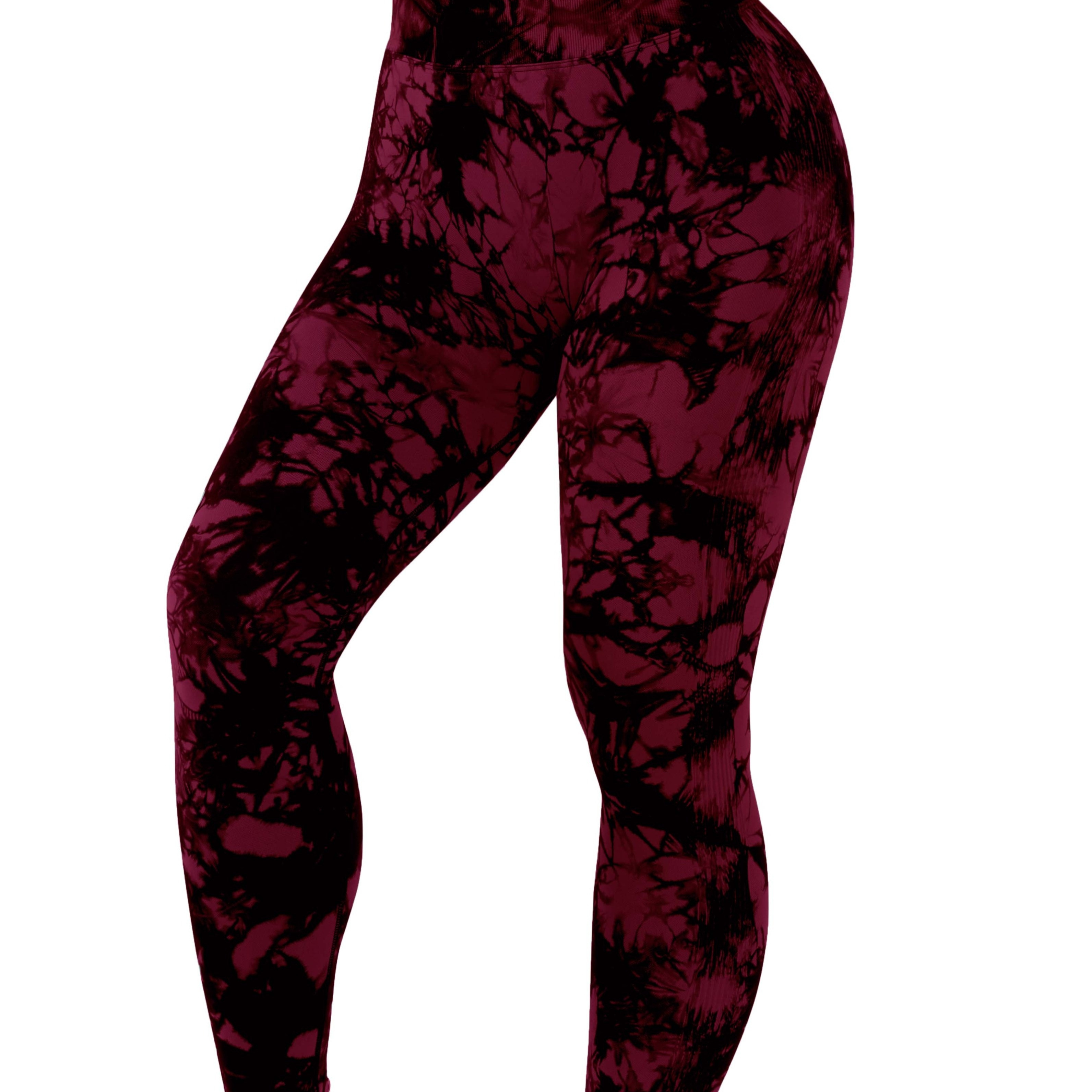 

Women's - Butt Leggings, Tie-dye , Length , Pants