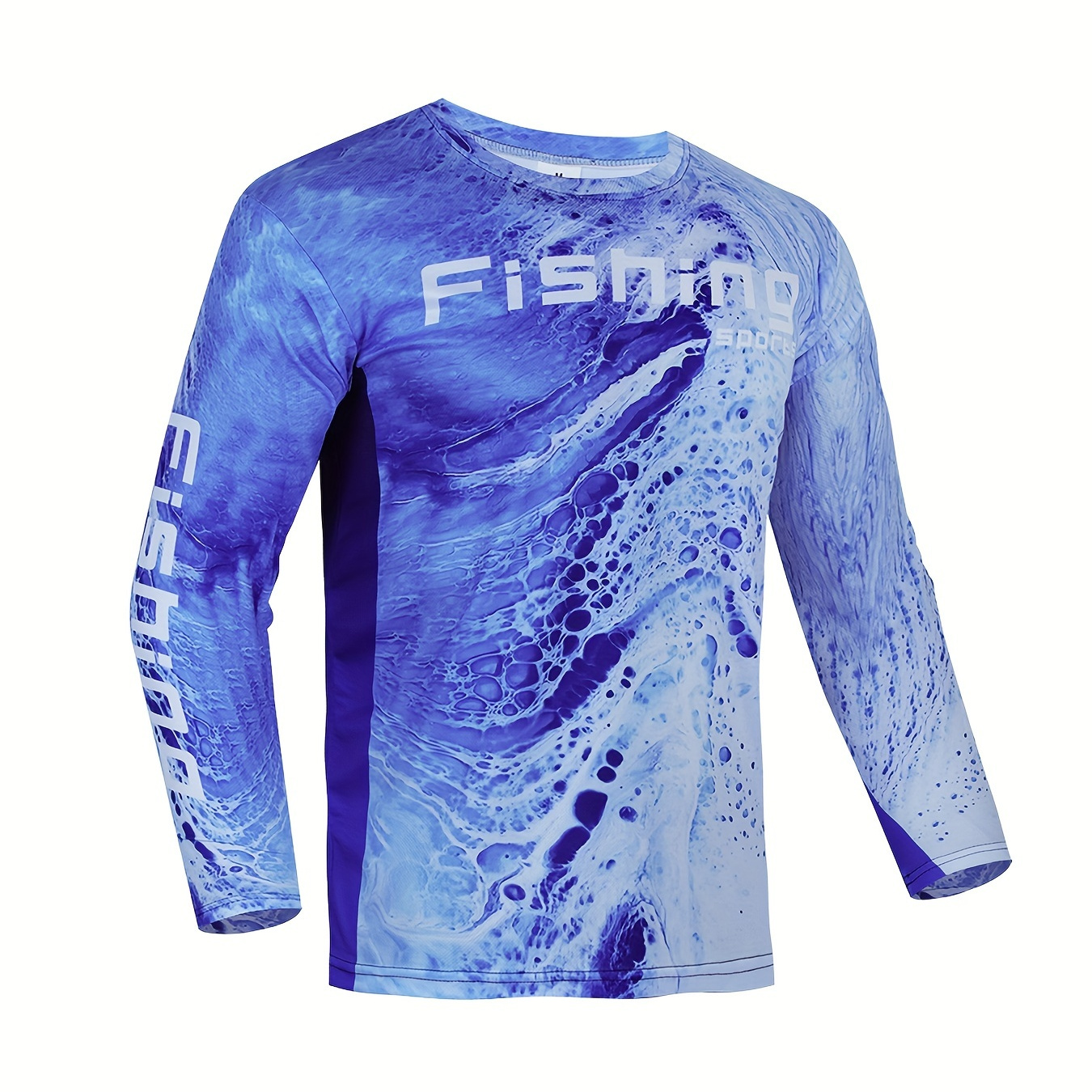 Fishing Shirts Men Long Sleeve Crew Neck Sweatshirt Outdoor - Temu