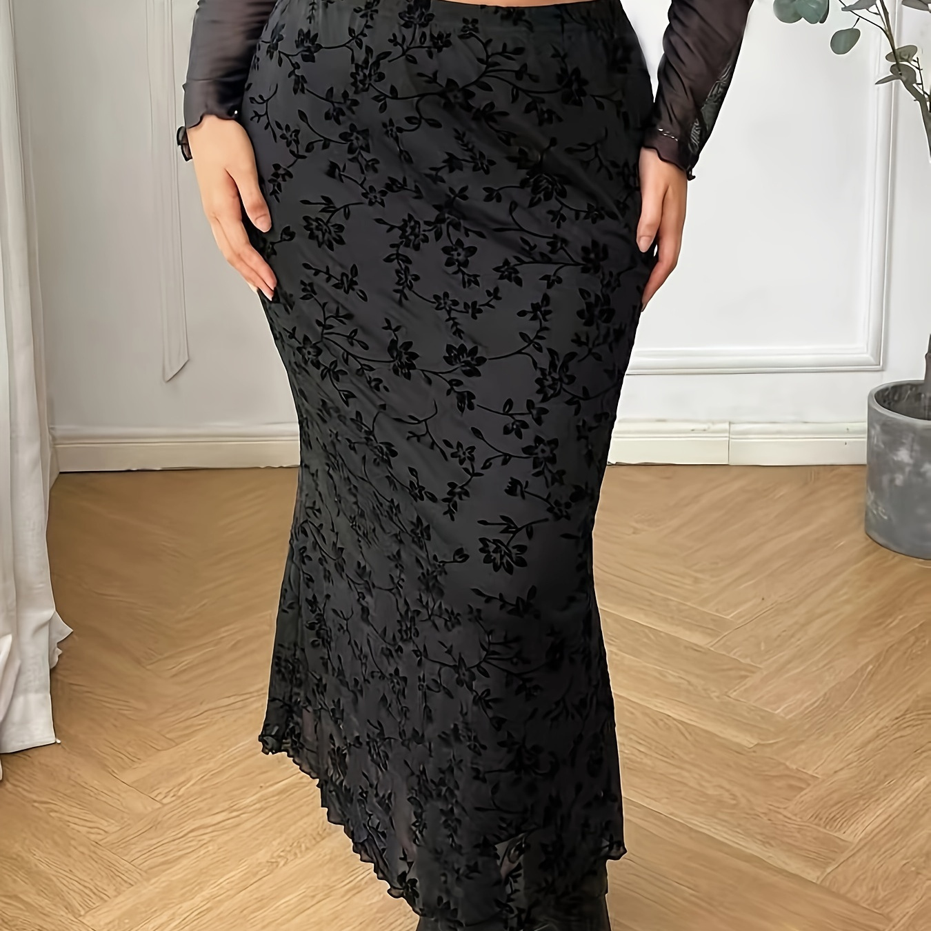 

Plus Size Skirt - , , Knit For /summer/fall