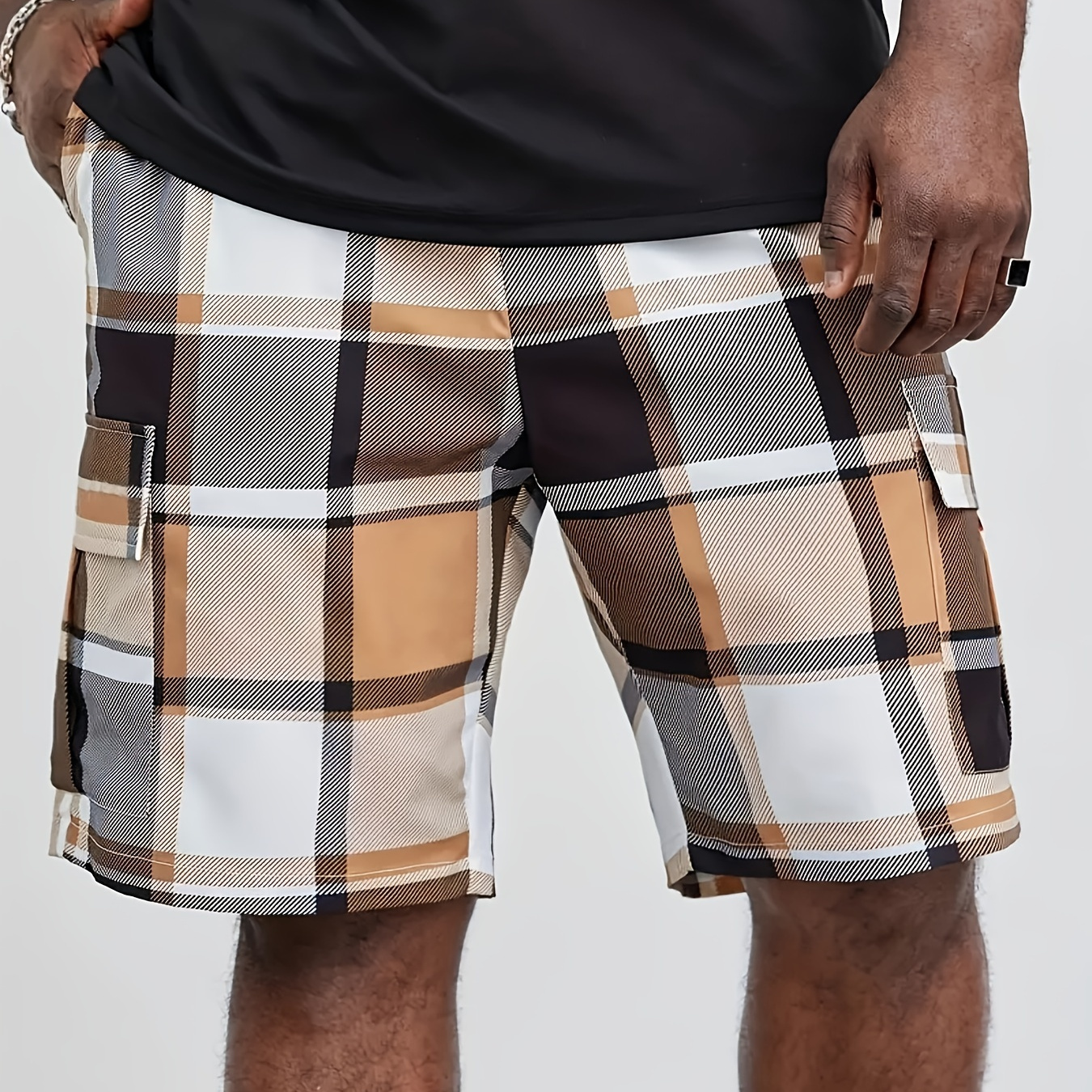 Short cuadros online hombre