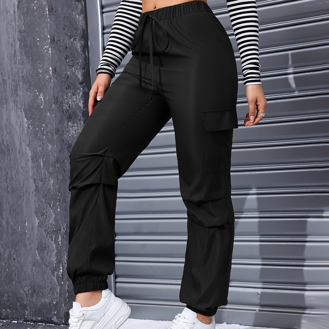 

Women's Polyester Pants - 100% Polyester All- Waist For Adults