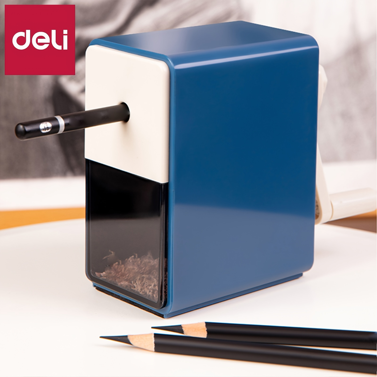 M&G Stationery Art Sketch Charcoal Pencil Special Pencil Sharpener  Adjustable Pencil Sharpener Automatic Pen Turning Knife School Supplies  Black