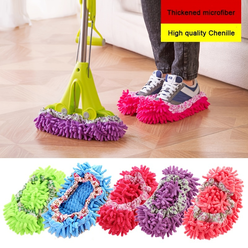 Multifunctional Floor Dust Cleaning Slippers Shoe Lazy - Temu