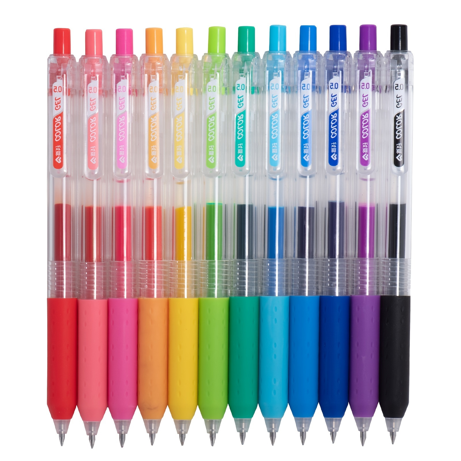 Drawing Gel Ink Pens, Colored Gel Pens Fine Point,,, Assorted Color For  Journaling, Adult Coloring, Notetaking, School, Office & Home Use - Temu